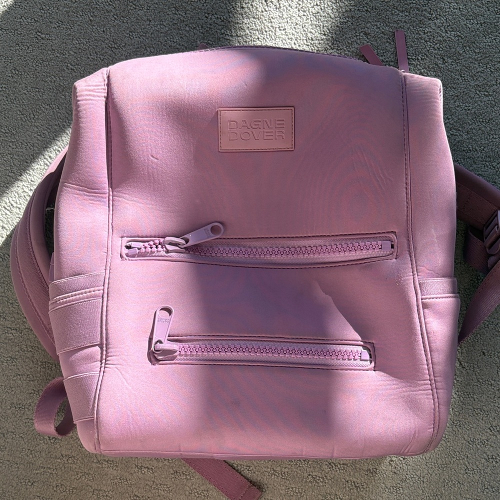 Dagne Dover Diaper Bag Mauve Backpack